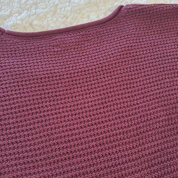 Lucky Brand crew neck sweater, burgundy women’s size medium - Picture 10 of 12